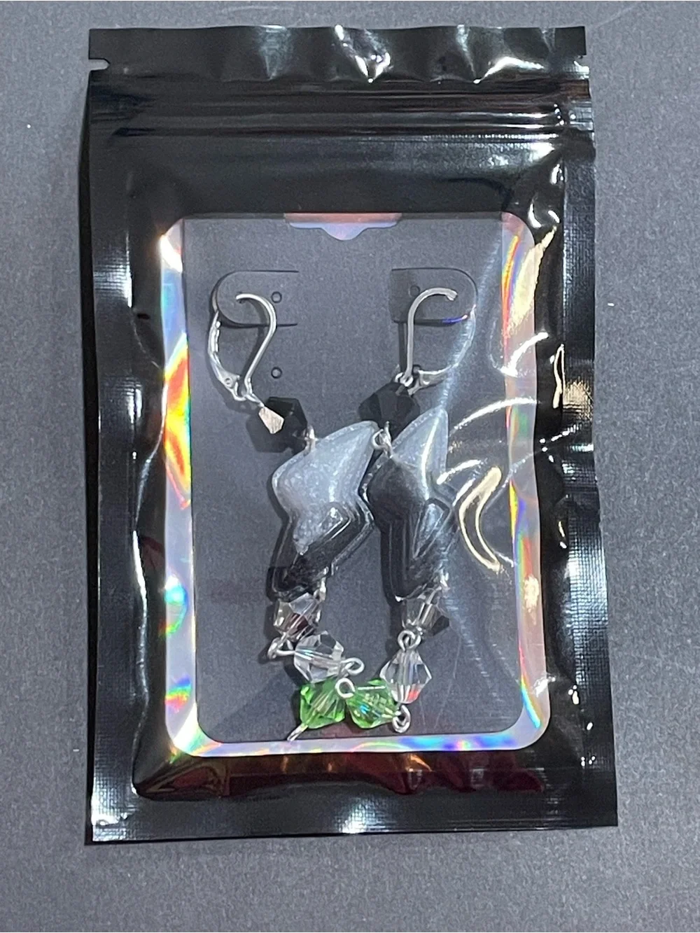 Twisted Wonderland Inspired Groovy Candy Earrings Sebek Zigvolt (Nightmare Suit)